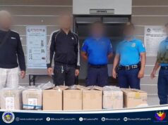 Mga ismagel na sigarilyo, nasamsam sa Camiguin, Sulu