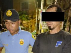 Service crew na sinita sa ‘di pagsusuot ng helmet, huli sa shabu