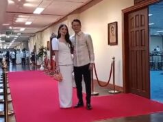 Senate Pres. Chiz, Heart unang rumampa sa Senate red carpet