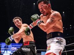 Pacquiao muntik pahigain ni Japanese fighter Anpo sa exhibition