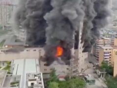 6 patay sa sunog sa shopping center sa Tsina; ilang indibidwal na-trap