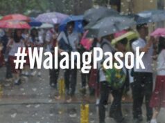 #WalangPasok, Hunyo 1 sa sama ng panahon