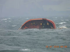 Pagsipsip sa langis mula sa lumubog na tanker sa Bataan aarangkada sa Linggo