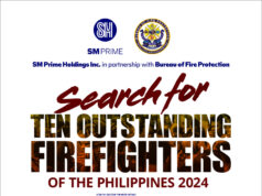 SM Prime and BFP seek Ten Outstanding Firefighters of the Philippines 2024