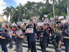 Mga deboto ni Quiboloy nagsagawa ng kilos-protesta sa Maynila