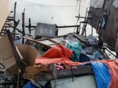2 bahay winasak ng buhawi sa Obando