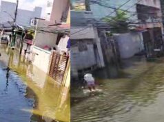 Dike sa Obando nawasak, 11 barangay lumubog sa baha