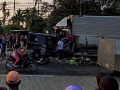 2-anyos, 6 pa patay sa banggaan ng van at trak sa Quezon