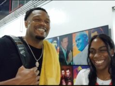 Kakambal ni Justin Brownlee na si Justina nanood sa PBA