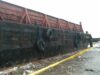 Malaking barge sumadsad sa Rosario, Cavite