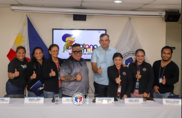 BATANG PINOY - Dumalo si PSC Chairman Richard E. Bachmann kasama ang Project Head na si Dindin R. Urquiaga at ang Technical Working Group sa Philippine Sportswriter Association forum na ginanap sa Conference Room ng Rizal Memorial Sports Complex sa Malate, Manila.