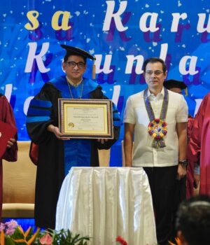 Bam ginawaran ng Doctor of Education ng PLM: ‘Pagkilala sa free college educ’