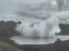 4 minutong pagputok, naitala sa Taal
