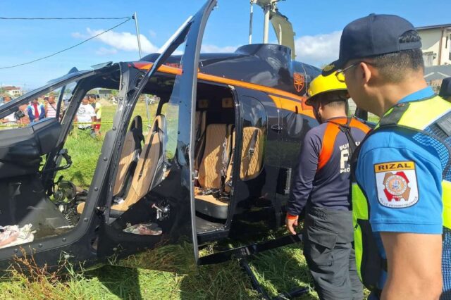 Helicopter crash Rizal