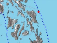 M-5.4 na lindol yumanig sa E. Samar