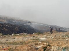 Sunog sa Navotas landfill tuluyan nang naapula