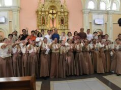 Inter-Parish Chorale Competition St. Ezekiel Moreno, pinasinayaan