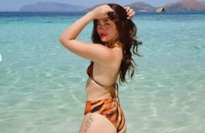 Janella, nangangabog ang beach photo!