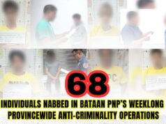 68 huli sa anti-criminality ops ng Bataan