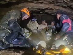 4 nailigtas sa lumubog na kweba sa Laos; 2 nawawala pa