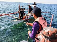 9 nasagip sa bahagyang lumubog na bangka sa Mindoro