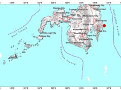 Magnitude 5.6 na lindol yumanig sa Davao Oriental