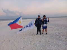 Watawat ng Pilipinas itinanim ng PH civilian mission sa Pagasa Cay 2