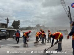 Clearings ops sa mga apektadong lugar sa ashfall ng Mayon sinimulan na