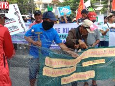 Mga mangingisda nagkilos-protesta: Kinse Kilometro Amin Ito!