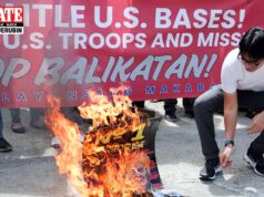 Kilos-protesta idinaos sa pagtatapos ng Balikatan