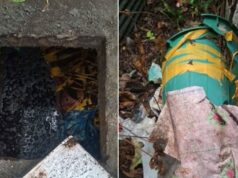 Bangkay ng lalaki na nakaposas, umalingasaw sa septic tank