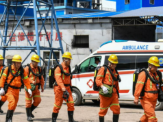 Patay sa gas explosion sa coal mine sa China, umakyat na sa 90