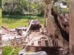 Nanay, 1-anyos na anak tigok sa araro ng trak sa kanilang bahay
