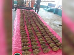 Higit 160 granada, matataas na kalibre ng baril isinuko sa militar sa Lanao del Sur