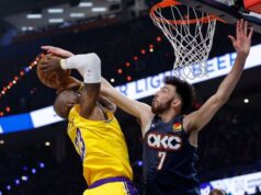 LeBron, Lakers dinispatsa ng Thunder