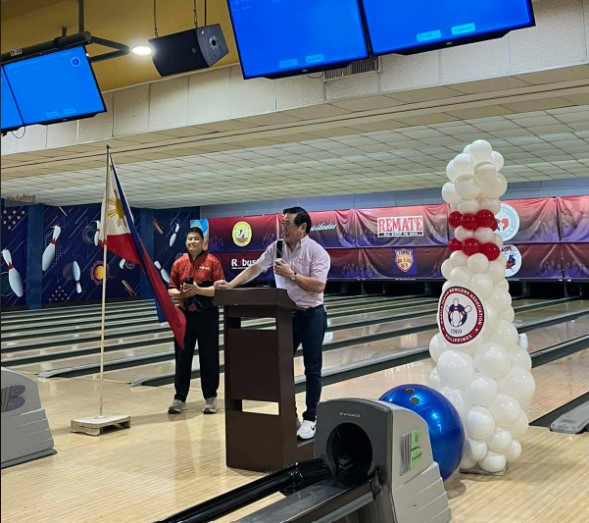 Pinangunahan ni MTBA PRESIDENT Benny Antiporda ng REMATE. ang pagbubukas ng 58THBMTBA TENPIN BOWLING CHAMPIONSHIP, na. ginanap sa PLAYDUIM Araneta Quezon City. Kuha ni Crismon Heramis Pinangunahan ni MTBA PRESIDENT Benny Antiporda ng REMATE. ang pagbubukas ng 58THBMTBA TENPIN BOWLING CHAMPIONSHIP, na. ginanap sa PLAYDUIM Araneta Quezon City. Kuha ni Crismon Heramis