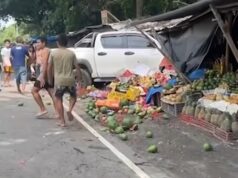 Tindera ng prutas utas, 11-anyos sugatan sa araro ng pickup truck