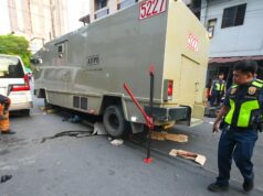 Rider pumailalim sa armored car, utas