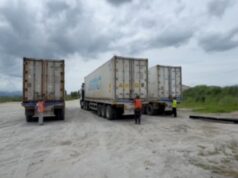 15 abandonadong container na naglalaman ng mga bulok na karne, gulay idinispatsa sa Subic