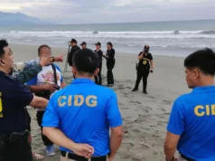 CIDG nagsagawa ng crime scene reconstruction sa Aurora sa pagkalunod ng 2 Ateneo players