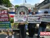 Iba’t ibang grupo nagsagawa ng kilos protesta sa Korte Suprema ukol sa pagtutol sa privatization ng NAIA
