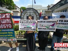 Iba’t ibang grupo nagsagawa ng kilos protesta sa Korte Suprema ukol sa pagtutol sa privatization ng NAIA