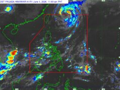 Bagyong Domeng nakalabas na ng PAR