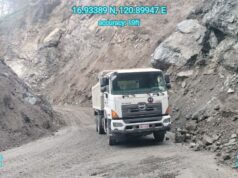 Magdamag na ulan sa Mountain Province nagdulot ng mga rockfall