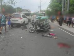 5 pasahero ng traysikel dedbol matapos mabundol ng SUV sa Batangas