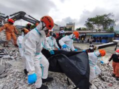 Sumirit sa 25 mga nasawi sa gumuhong gusali sa Angeles City