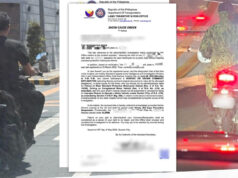 2 pulis na walang helmet habang sakay ng motorsiklo, pinagpapaliwanag ng LTO
