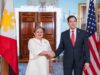Pagpapalawak ng economic cooperation pinag-usapan ni Rubio, Lazaro sa miting sa US