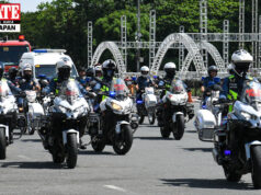 Rehearsal ng mga sundalo para sa Araw ng Kalayaan sa Hunyo 12