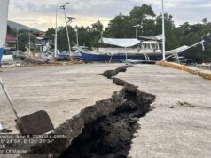 Agarang pagkumpuni sa pantalan sa Balut Island na nasira ng lindol, iniatas ng DOTr